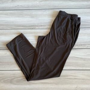 Susan Graver Pull On Pants Brown Small NWOT